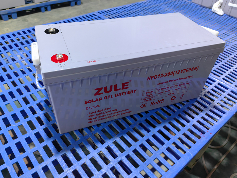 12V 200AH Bateria coloidal solar-armazenamento de energia de alta capacidade para sistemas solares fora da rede e energia de backup