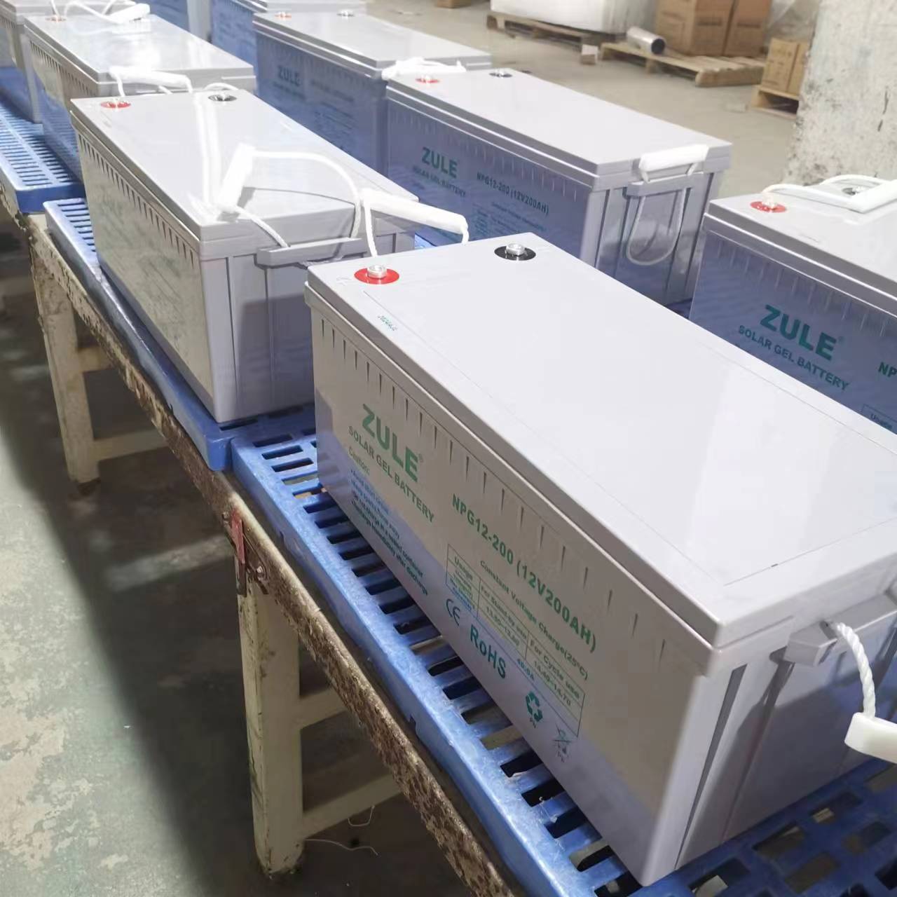 Manutenção VRLA - Chumbo selado livre - Bateria AGM 12v 200ah para armazenamento de energia solar