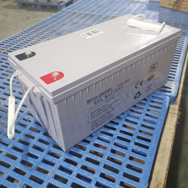 Fabricante Venda direta A bateria de ciclo profundo em gel de 12v200h para armazenamento de energia renovável