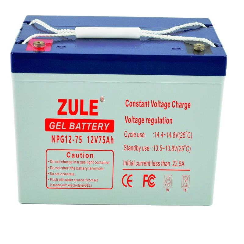 Melhor preço 12V75Ah bateria doméstica bateria de armazenamento de energia solar bateria seca