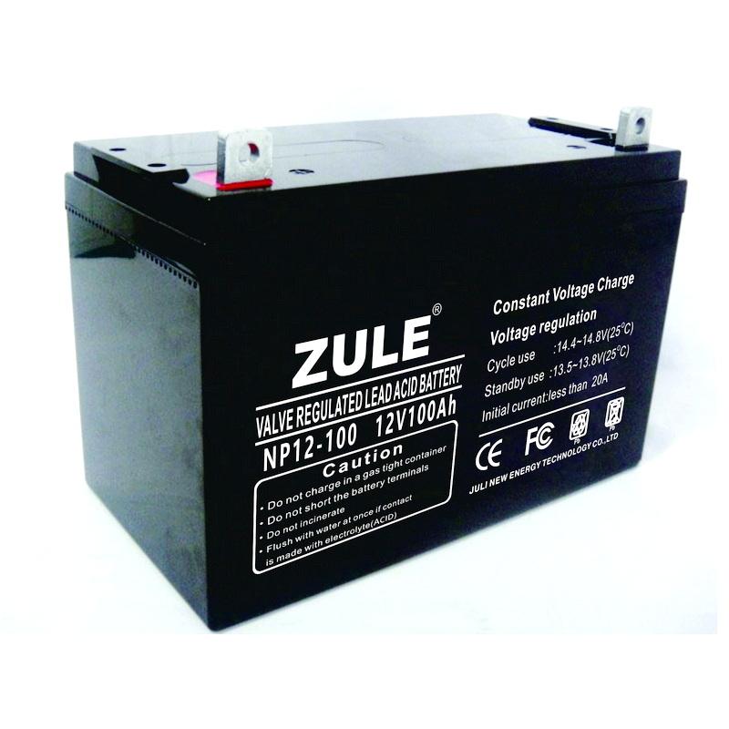 Fabricado na China 12V100Ah bateria de cristal de chumbo RV bateria energia solar