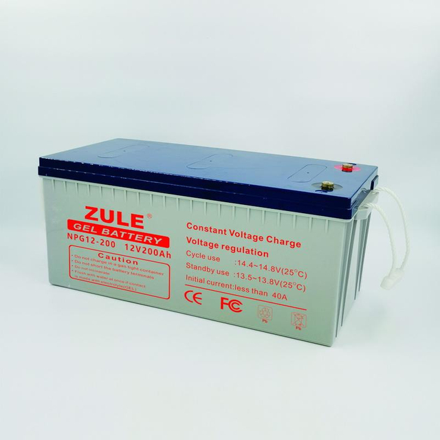 Venda direta do fabricante bateria de gel de ciclo profundo 12V200ah para sistema de armazenamento de energia solar e energia de backup