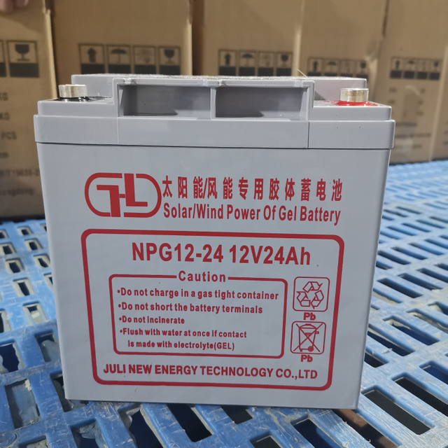 Bateria solar de gel de alta qualidade 12V24Ah Bateria de armazenamento de energia Sistema fotovoltaico Sistema de fonte de alimentação doméstica Bateria de longa vida segura e estável