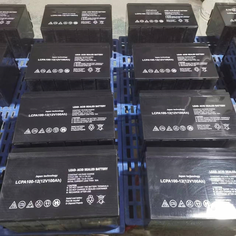 Baterias solares de ciclo profundo 12v100ah Bateria GEL AGM Bateria recarregável para casa