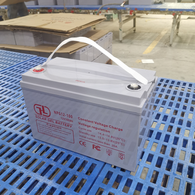 Bateria de gel de 12V 100Ah de alta qualidade - AGM recarregável de ciclo profundo para aplicações solares, energia eólica, backup e mobilidade 