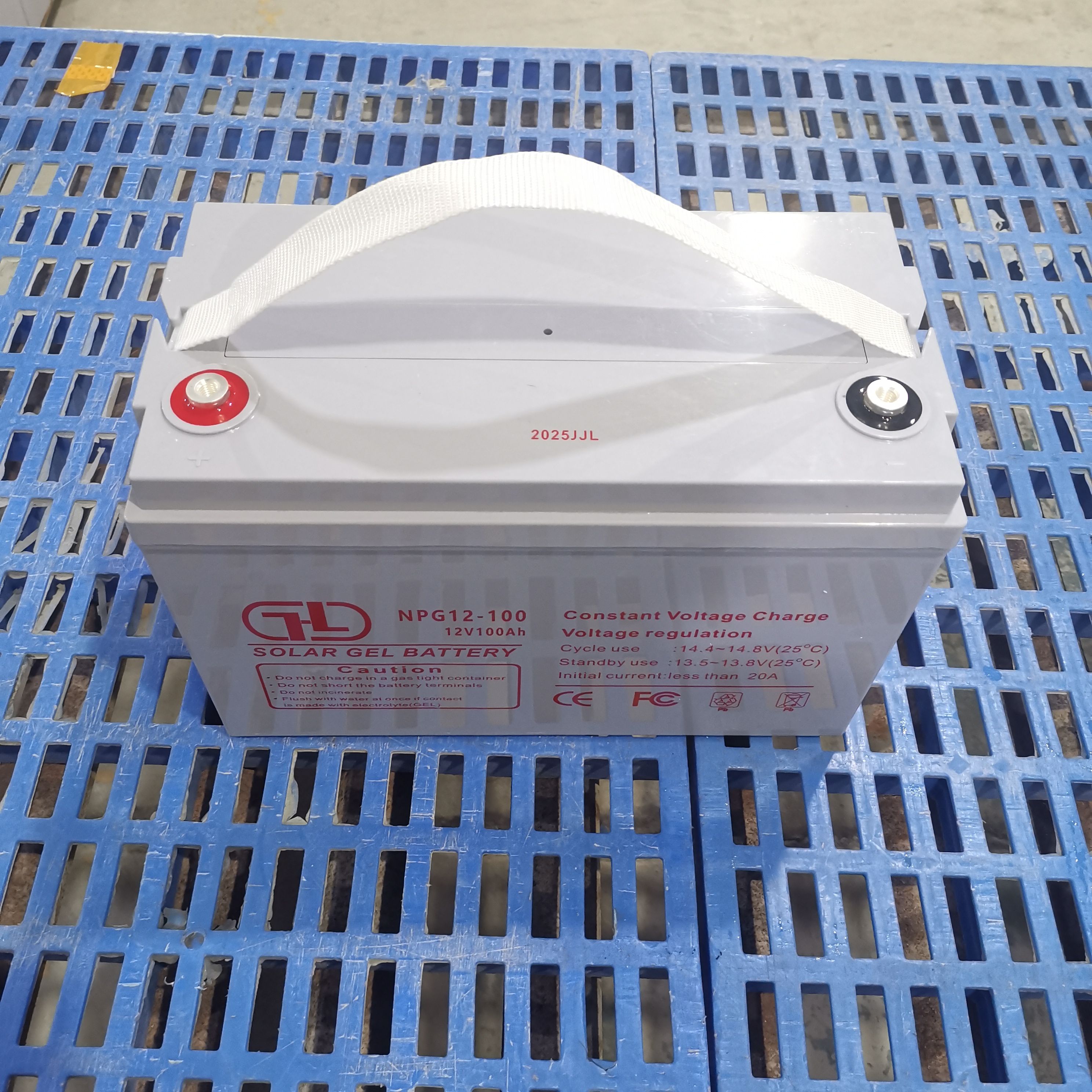 Bateria de gel de 12V 100Ah de alta qualidade - AGM recarregável de ciclo profundo para aplicações solares, energia eólica, backup e mobilidade 