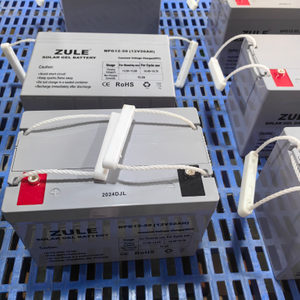 Bateria de gel solar de ciclo profundo 12V50AH - fabricante direto para sistemas residenciais de armazenamento de energia, construída para climas adversos, ODM Bem-vindo