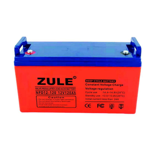Produção personalizada de fábrica 12V120Ah bateria doméstica baterias de gel solax para sistema solar