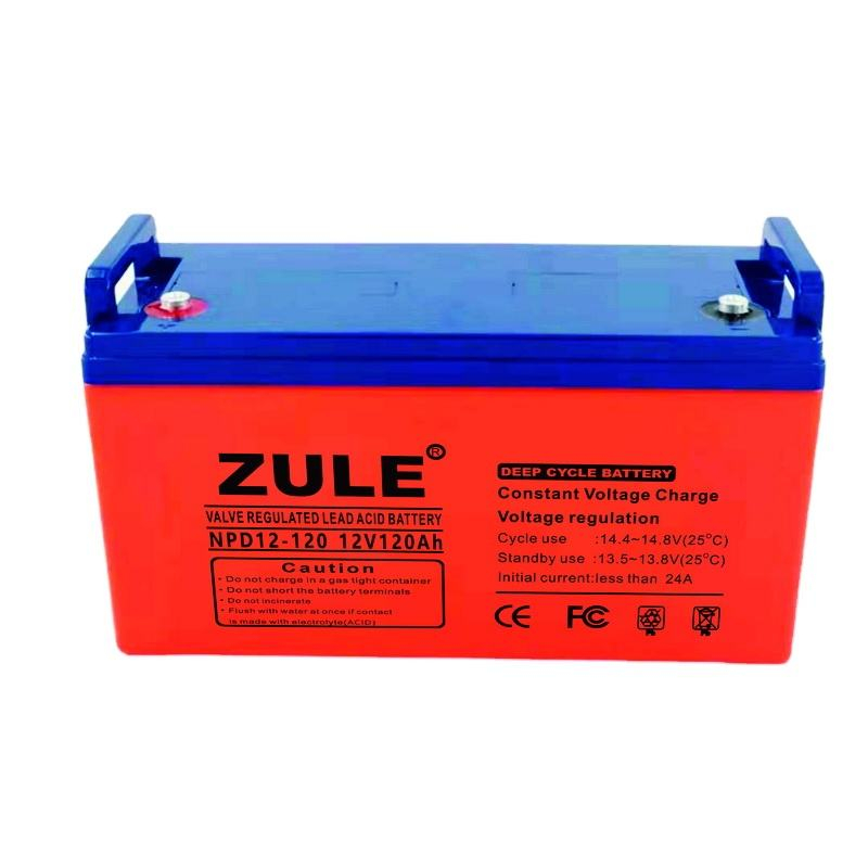Produção personalizada de fábrica 12V120Ah bateria doméstica baterias de gel solax para sistema solar