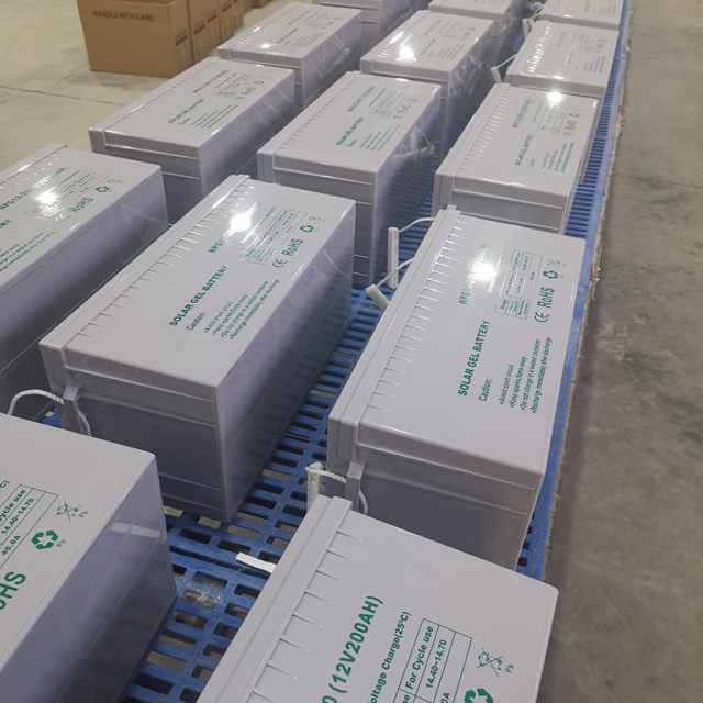 Bateria solar fotovoltaica de gel 12v200AH O sistema solar fornece baterias de armazenamento de energia fonte de alimentação doméstica