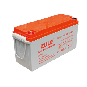 Baterias de ciclo profundo de gel solar de excelente desempenho 12V150Ah para armazenamento doméstico