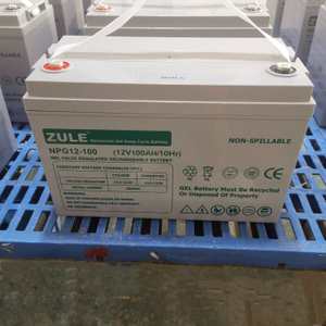 Alta qualidade e alta eficiência direto da fábrica baterias de gel de chumbo-ácido 12v100AH ​​sistema solar de energia doméstica
