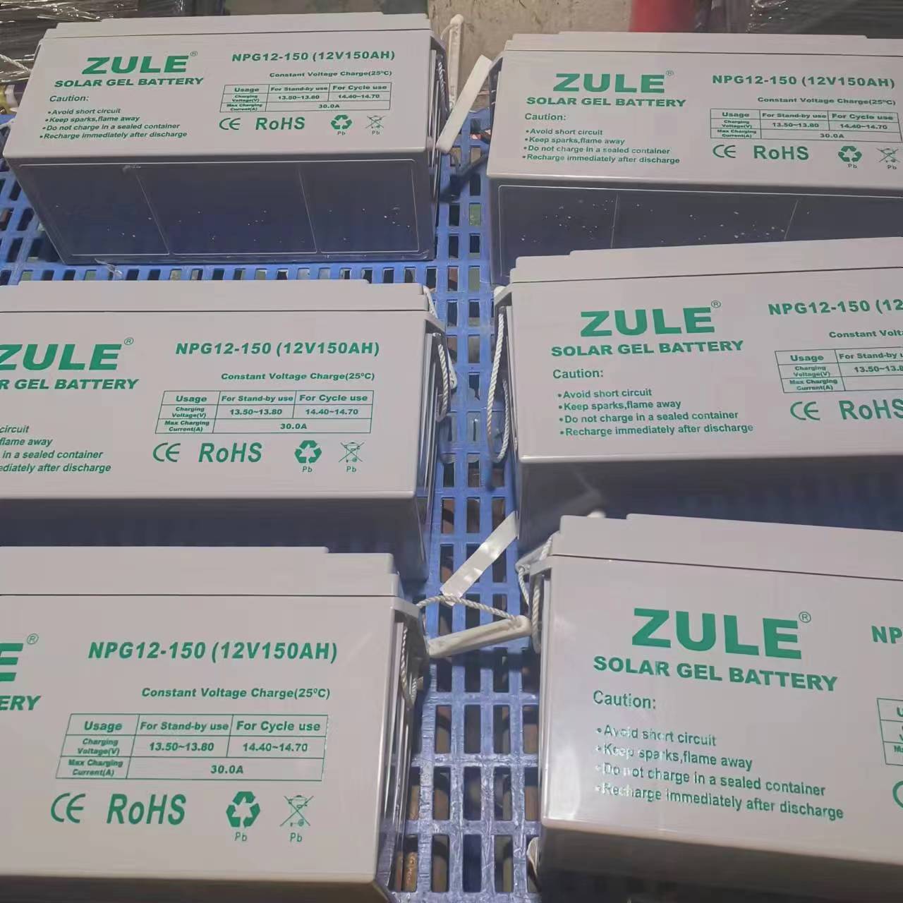 Bateria de chumbo-ácido selada por válvula de gel regulada por baterias de gel recarregáveis ​​12v48V 150Ah Ciclo profundo baixo preço