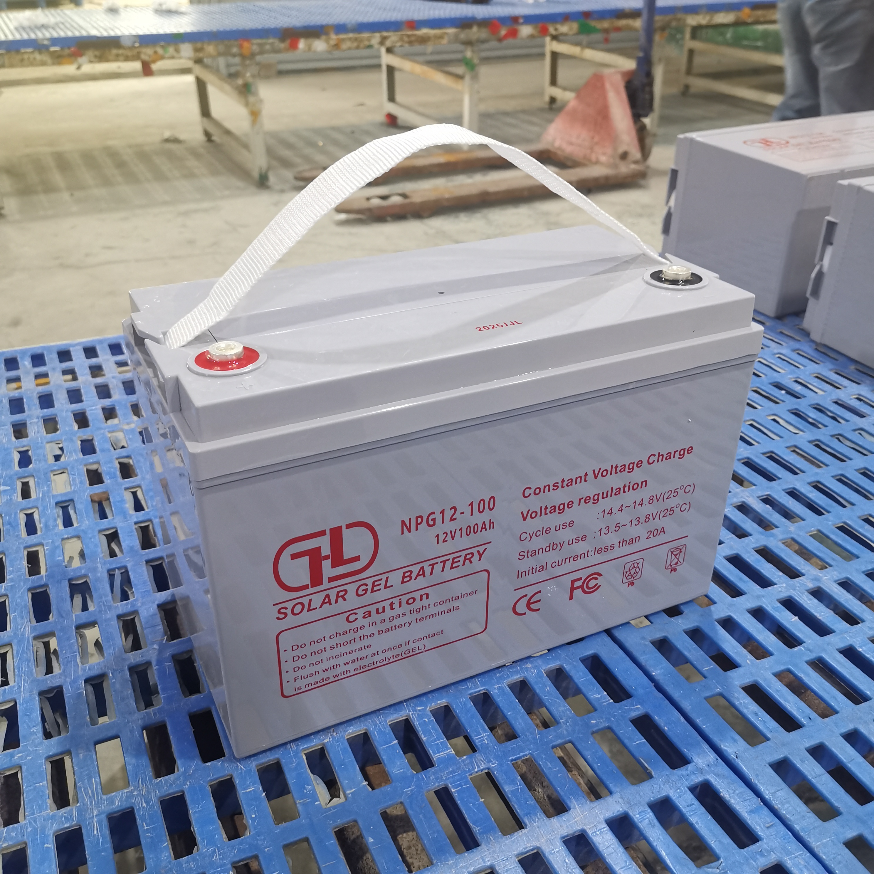 Bateria de gel de 12V 100Ah de alta qualidade - AGM recarregável de ciclo profundo para aplicações solares, energia eólica, backup e mobilidade 