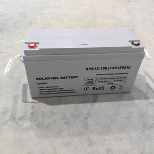 12V 150AH Bateria de chumbo-ácido regulado por válvula (VRLA) para aplicações solares fora da rede