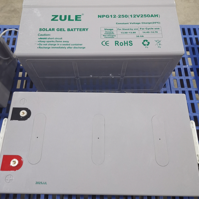 Bateria de gel solar 12V250AH, uma fonte de alimentação de backup para armazenamento de energia externa segura e estável de ciclo profundo para RV