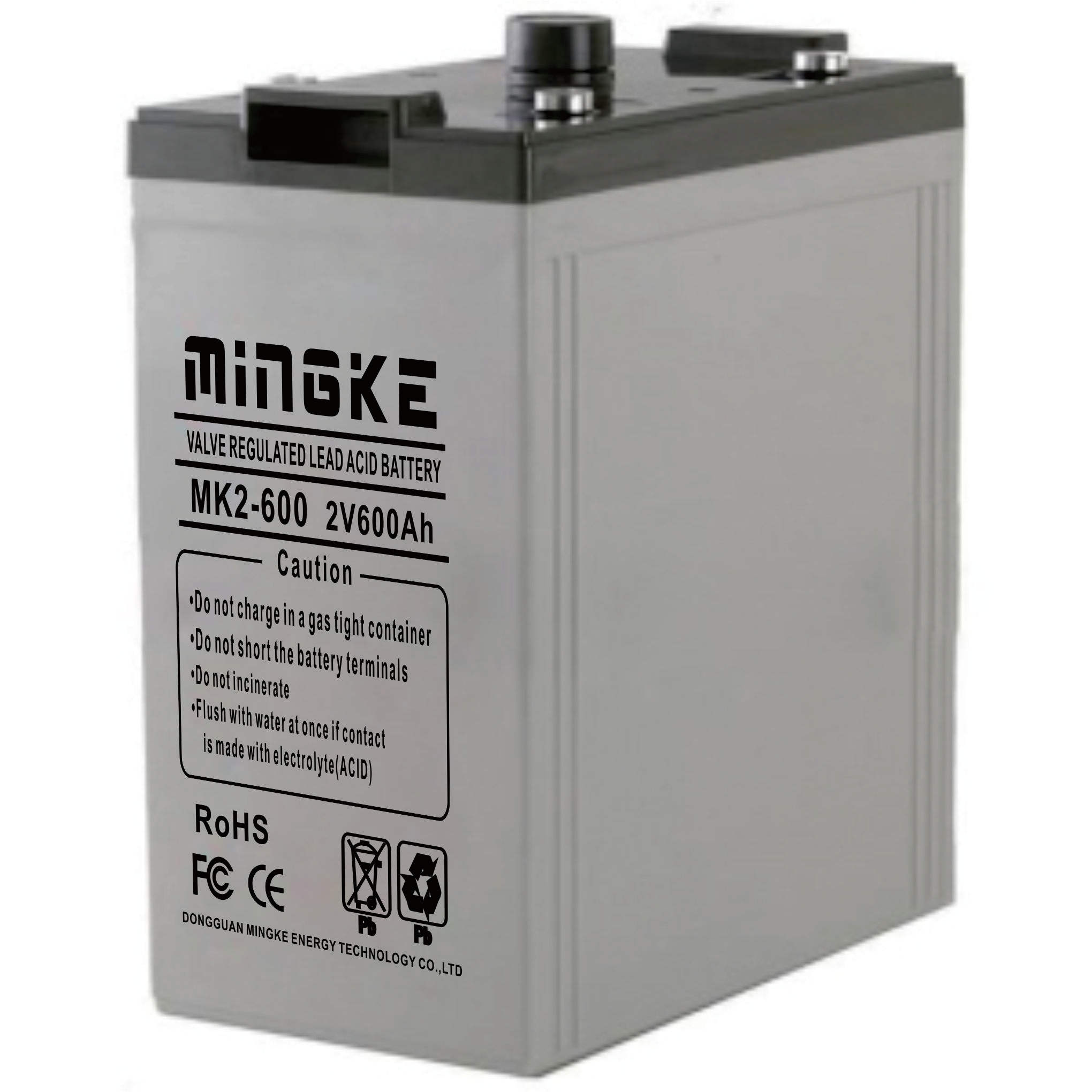 Qualidade garantida 2V600Ah ups bateria de ciclo profundo bateria de armazenamento de energia para uso doméstico