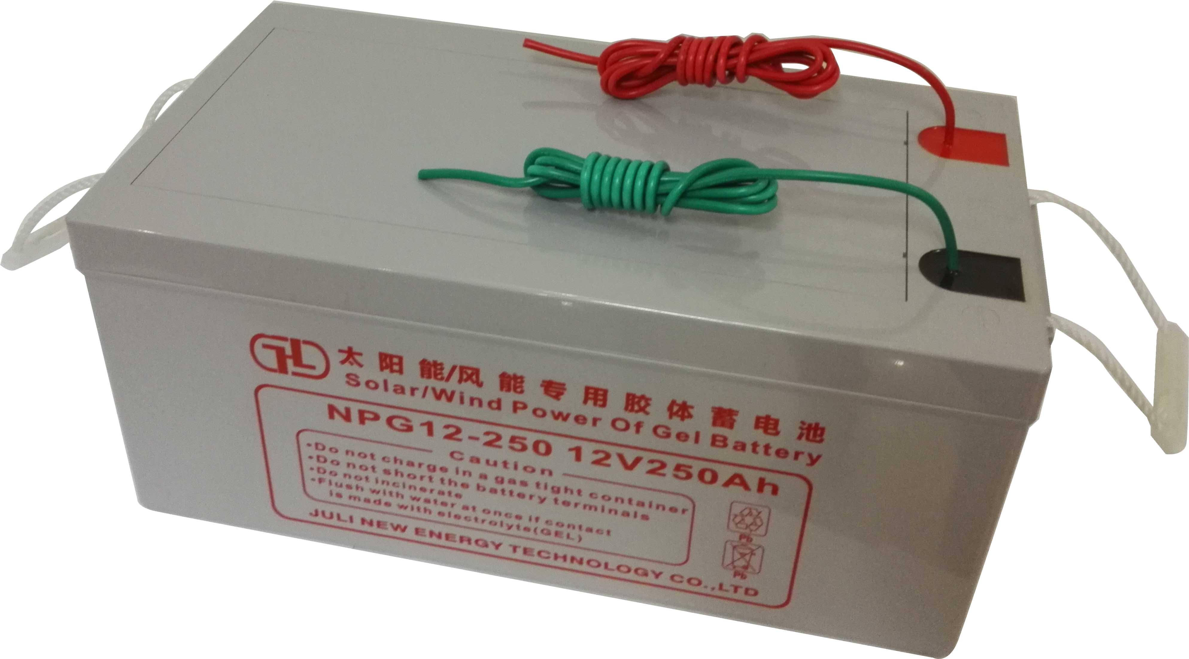 Fabricado na China bateria de gel 12V250Ah bateria de armazenamento de energia para sistema solar