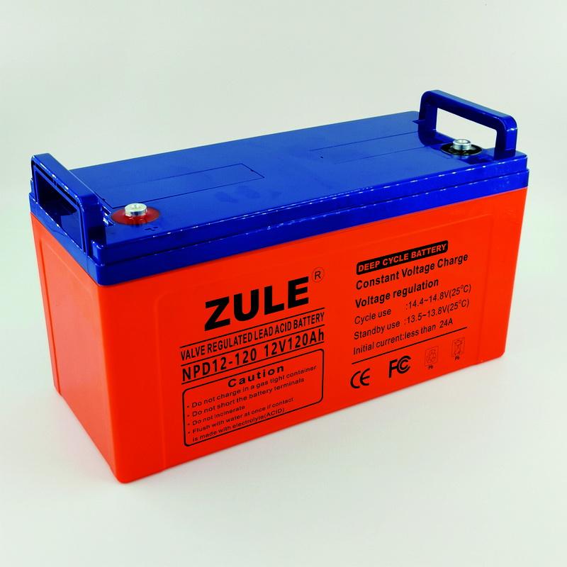 Produção personalizada de fábrica 12V120Ah bateria doméstica baterias de gel solax para sistema solar