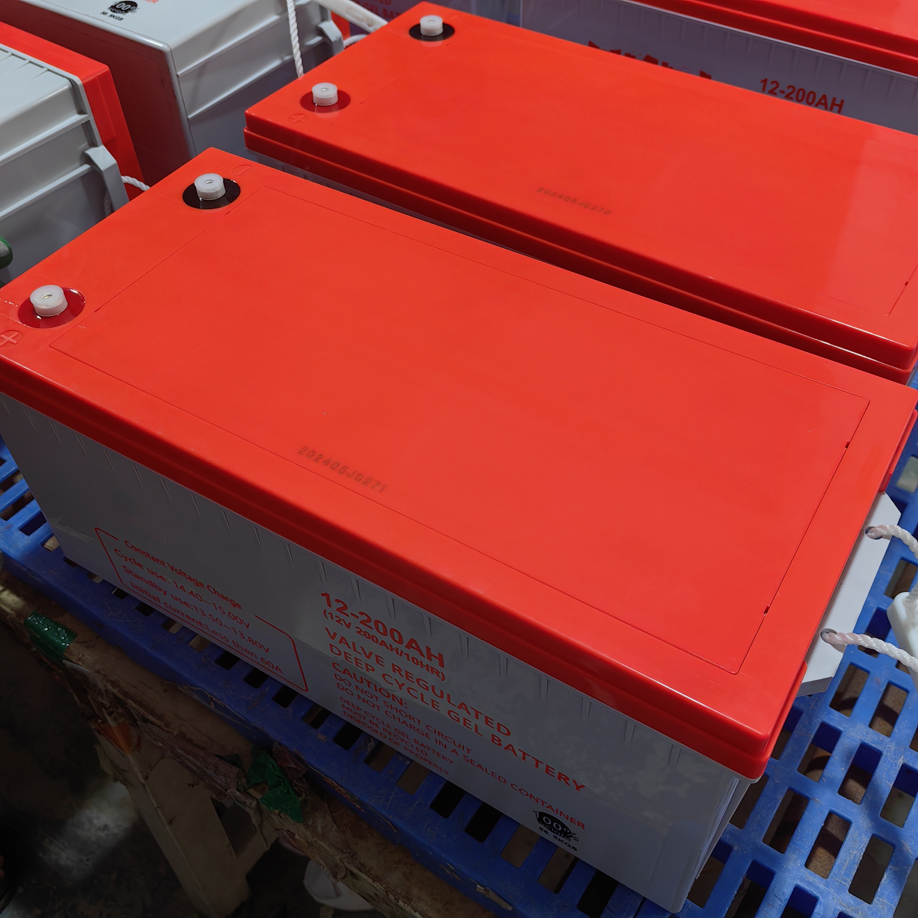 Bateria solar de ciclo profundo livre de manutenção com bateria AGM 12v200AH de longa duração para fonte de alimentação doméstica