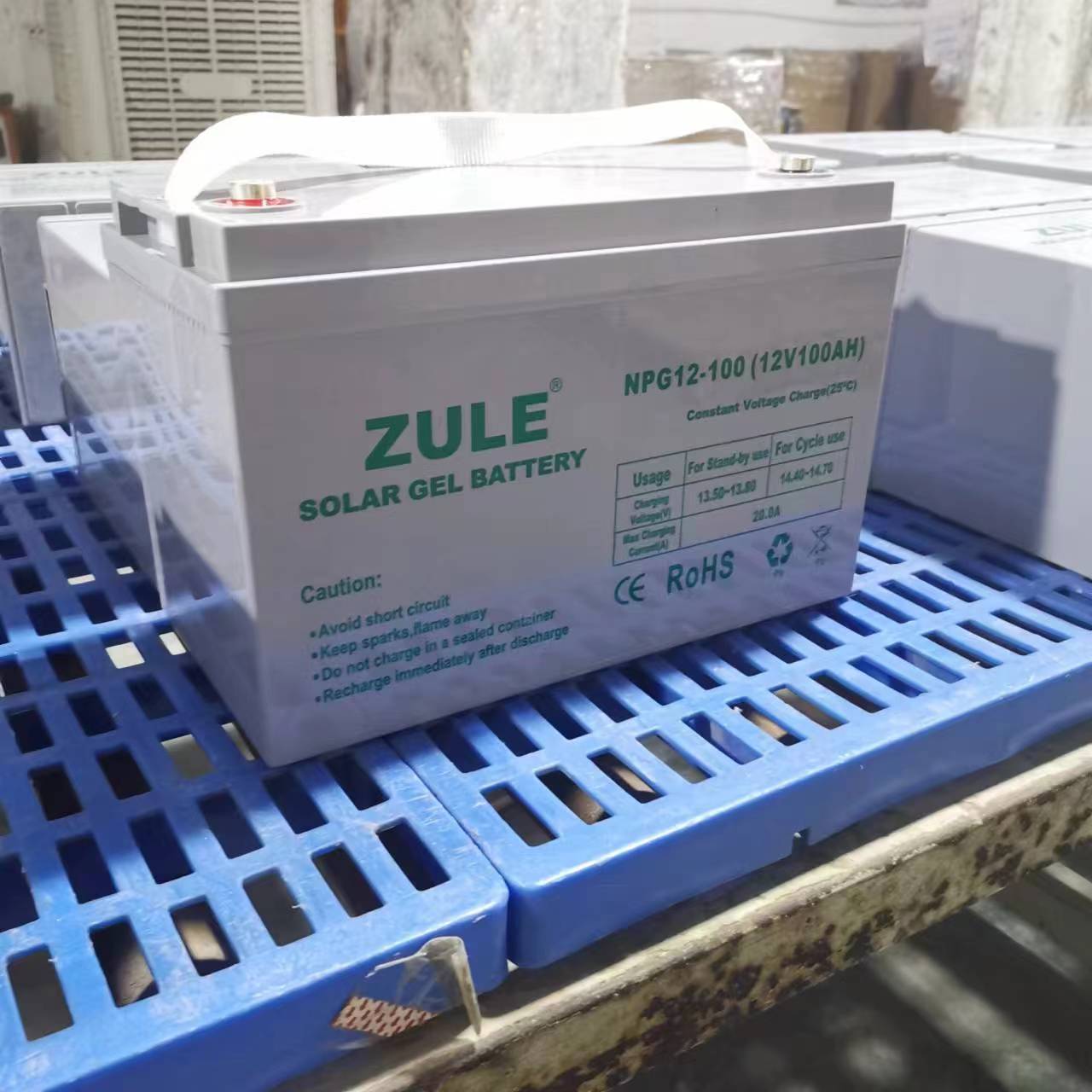 Bateria acidificada ao chumbo de carregamento solar do GEL da bateria 12v 100Ah AGM com ciclo profundo