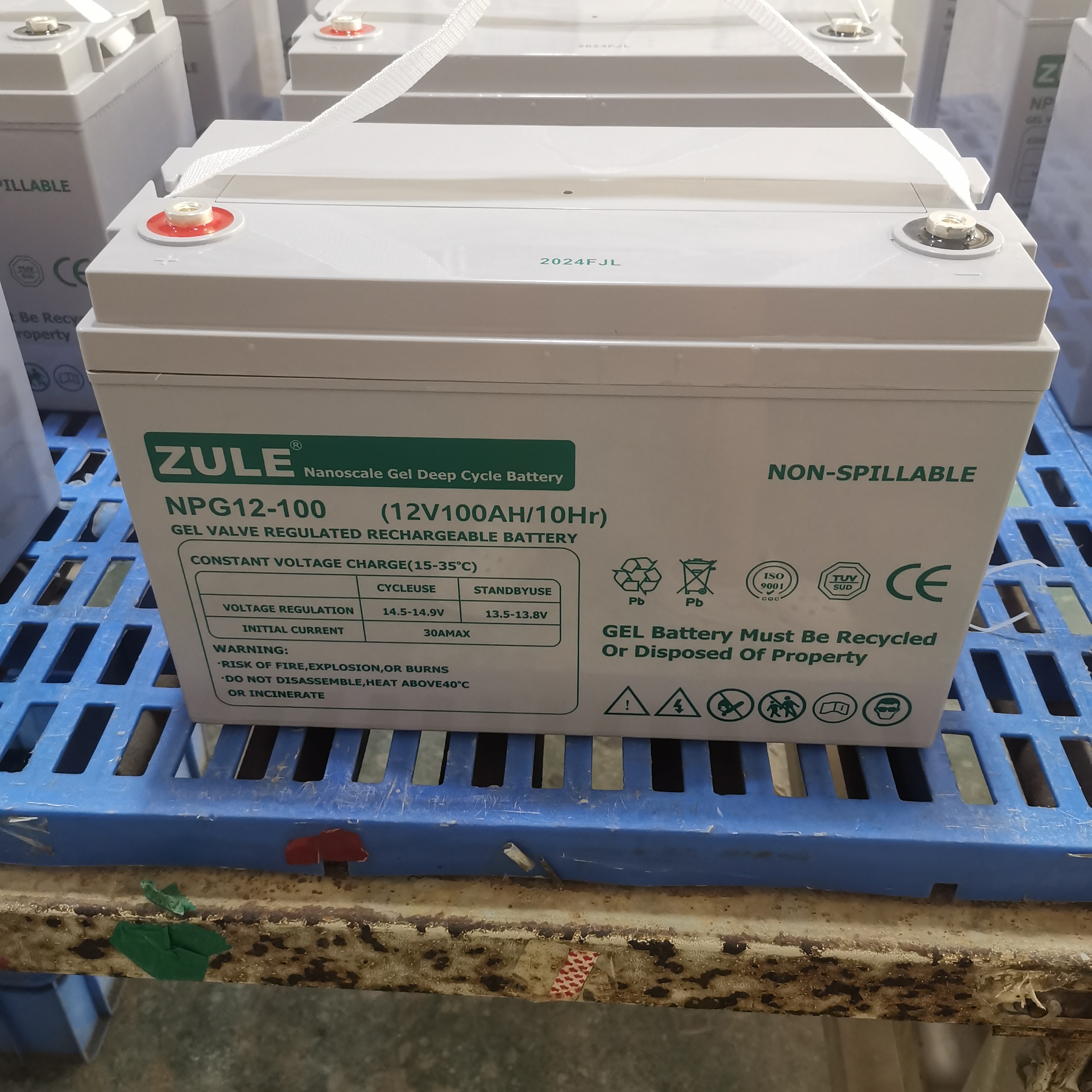 Bateria de gel selada Essential Power 12V100AH ​​- Backup confiável para painéis solares e iluminação doméstica para armazenamento de energia doméstica