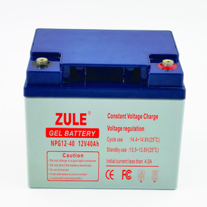 Qualidade garantida bateria de gel 12V40Ah nova bateria de energia solar bateria de gel