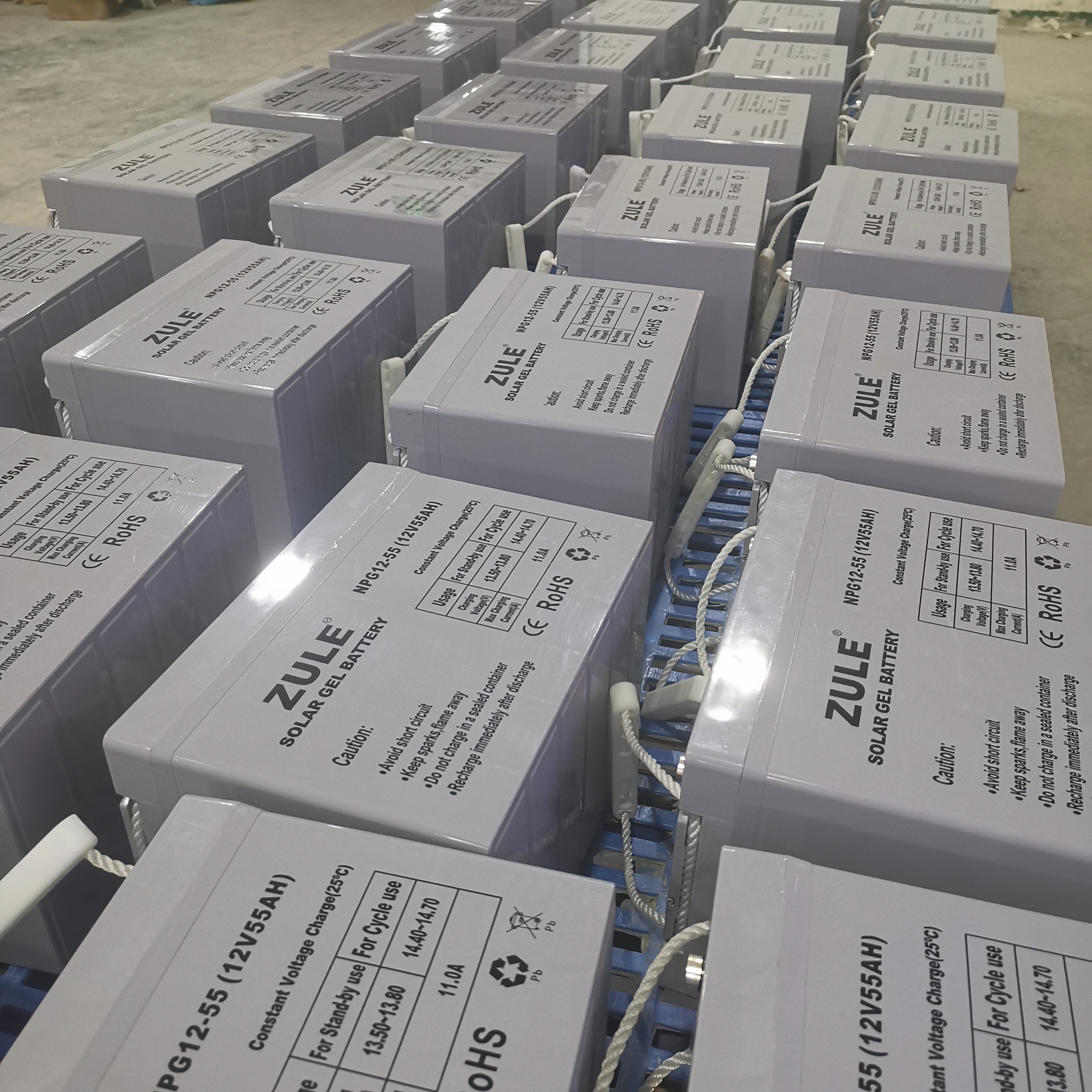 Garantia de qualidade de vendas diretas da fábrica12V55Ah Bateria solar de chumbo-ácidoAGM Bateria de gel Armazenamento de energia fotovoltaica