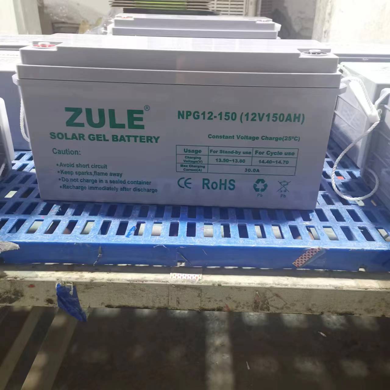 Bateria de chumbo-ácido selada por válvula de gel regulada por baterias de gel recarregáveis ​​12v48V 150Ah Ciclo profundo baixo preço