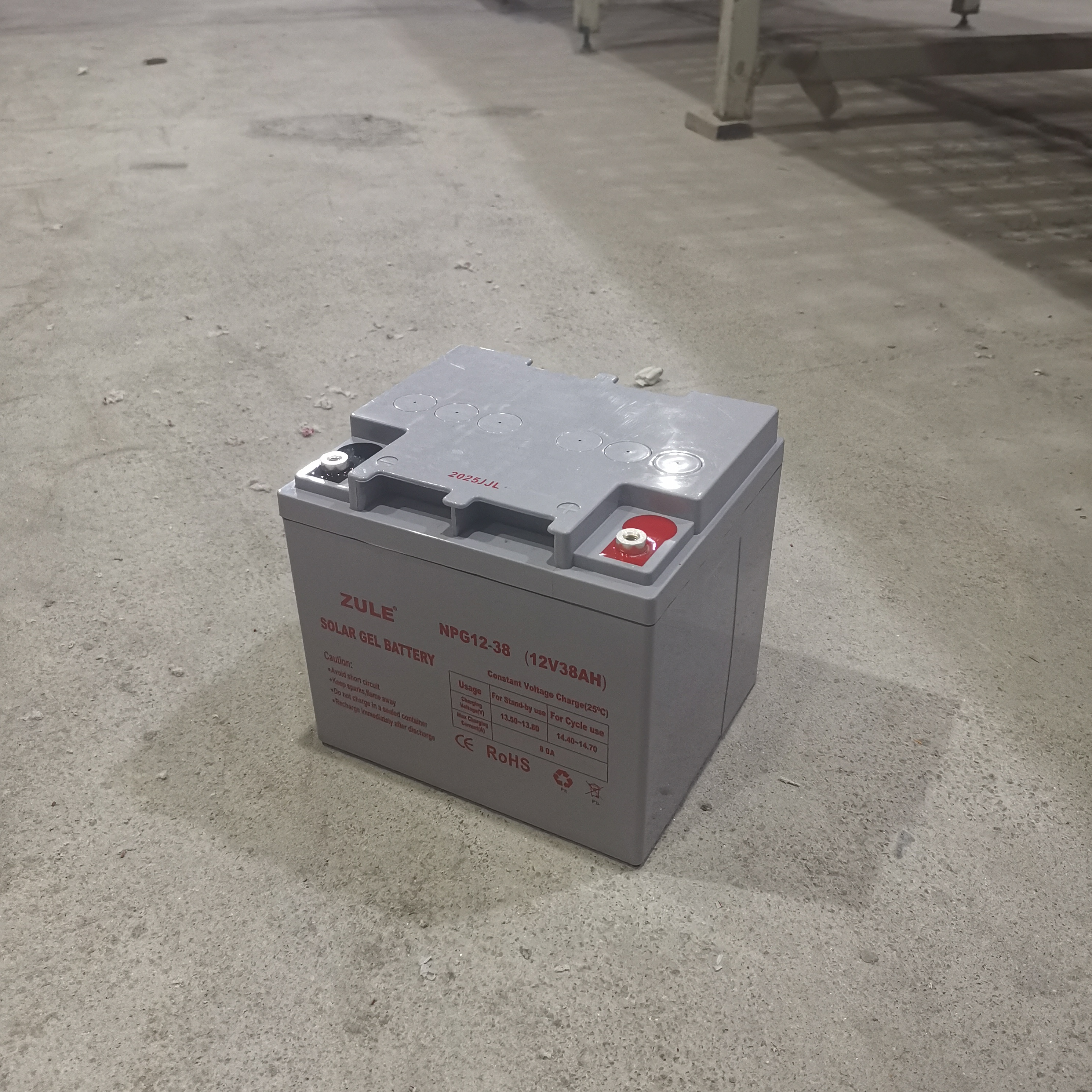 Vida longa recarregável 12v38ah Bateria de armazenamento de energia solar - armazenamento de energia eficiente para sistemas solares e uso de backup