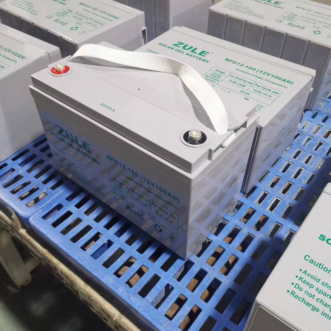 Bateria acidificada ao chumbo de carregamento solar do GEL da bateria 12v 100Ah AGM com ciclo profundo