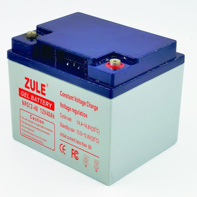 Qualidade garantida bateria de gel 12V40Ah nova bateria de energia solar bateria de gel