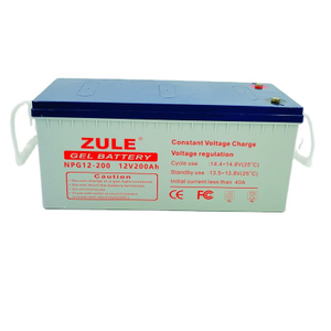 Venda direta do fabricante bateria de gel de ciclo profundo 12V200ah para sistema de armazenamento de energia solar e energia de backup