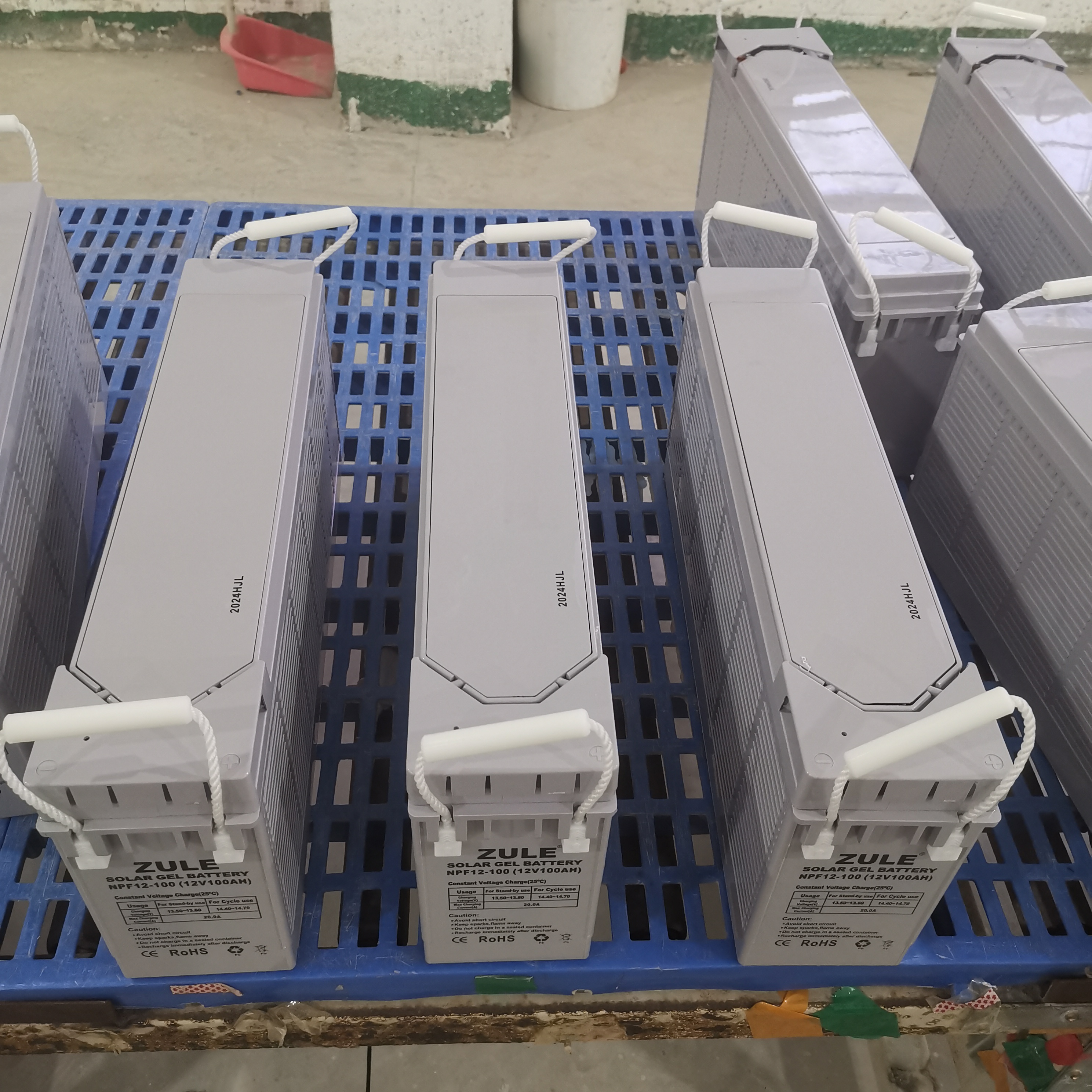Terminal frontal Bateria de gel de ciclo profundo para sistemas solares12v100ah sem manutenção de manutenção de energia de armazenamento de energia Bateria de armazenamento