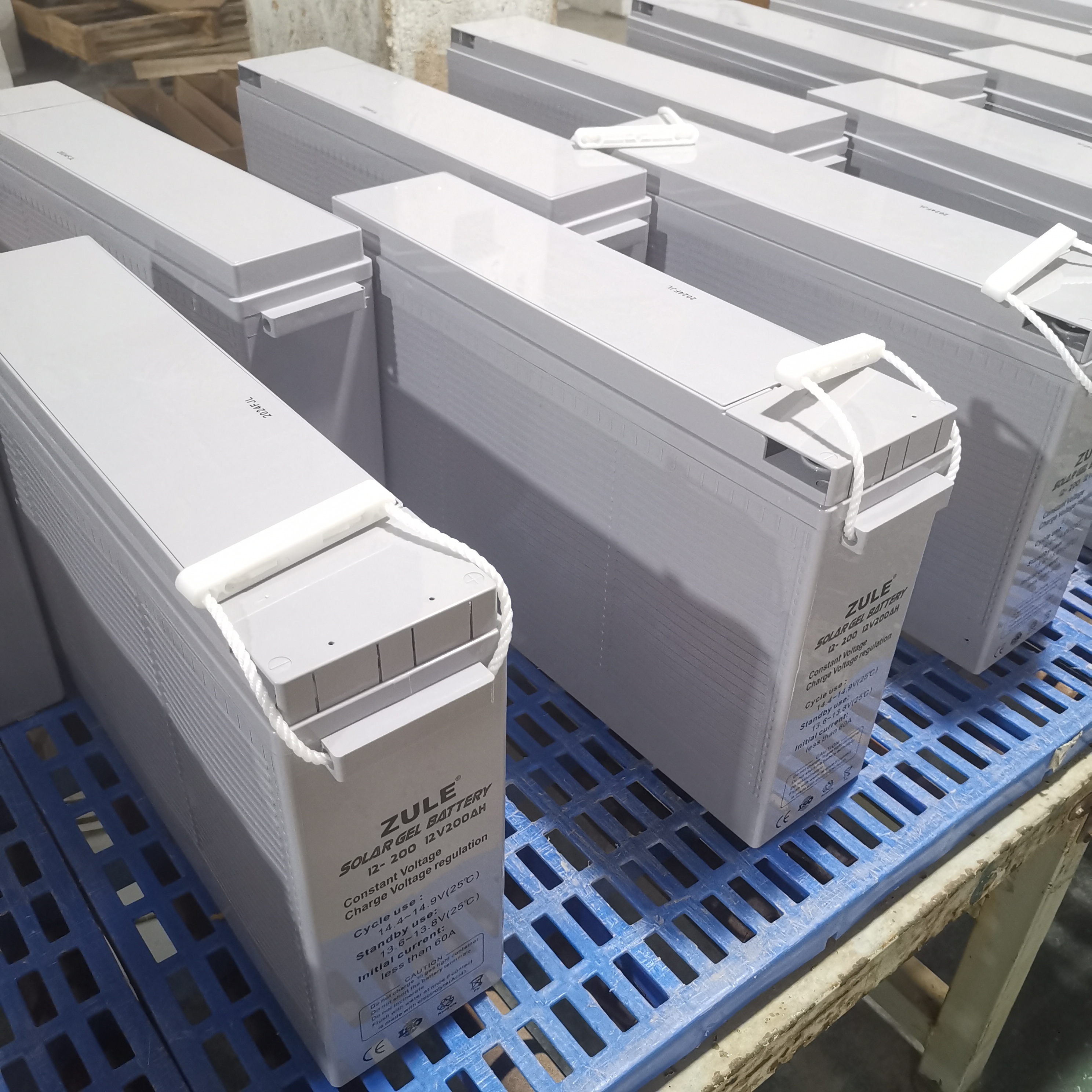O terminal frontal de 12Volt 200AH da bateria de ciclo profundo do gel adequado para o sistema solar solar UPS