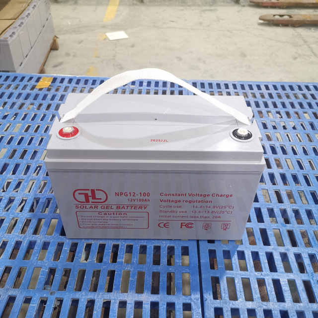 Bateria de gel de 12V 100Ah de alta qualidade - AGM recarregável de ciclo profundo para aplicações solares, energia eólica, backup e mobilidade 