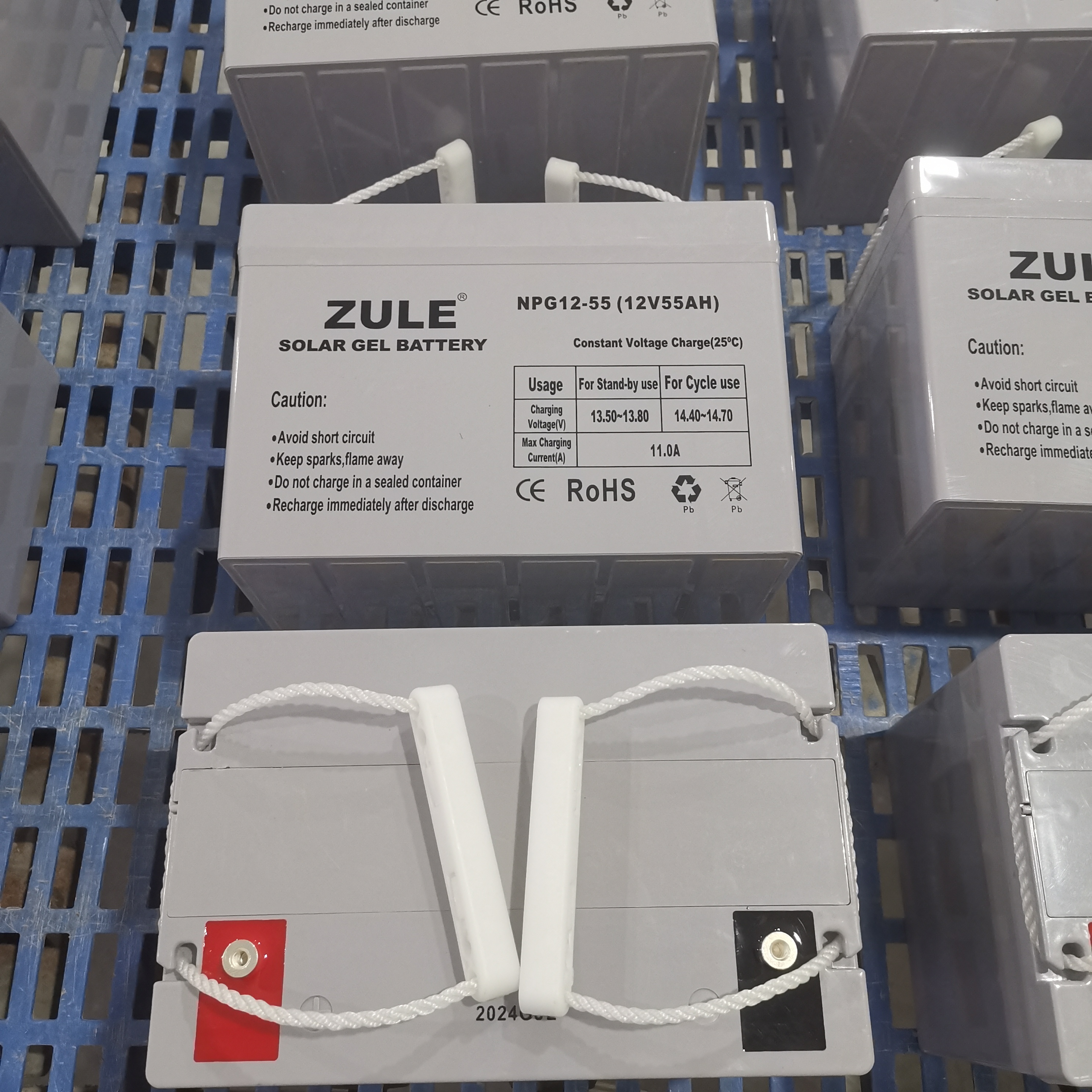 Bateria de gel solar 12V55AH ciclo profundo durável RV/armazenamento de energia fotovoltaica /fonte de alimentação de backup UPS