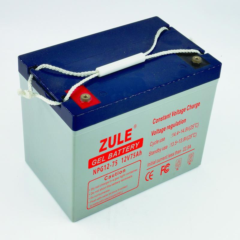 Melhor preço 12V75Ah bateria doméstica bateria de armazenamento de energia solar bateria seca