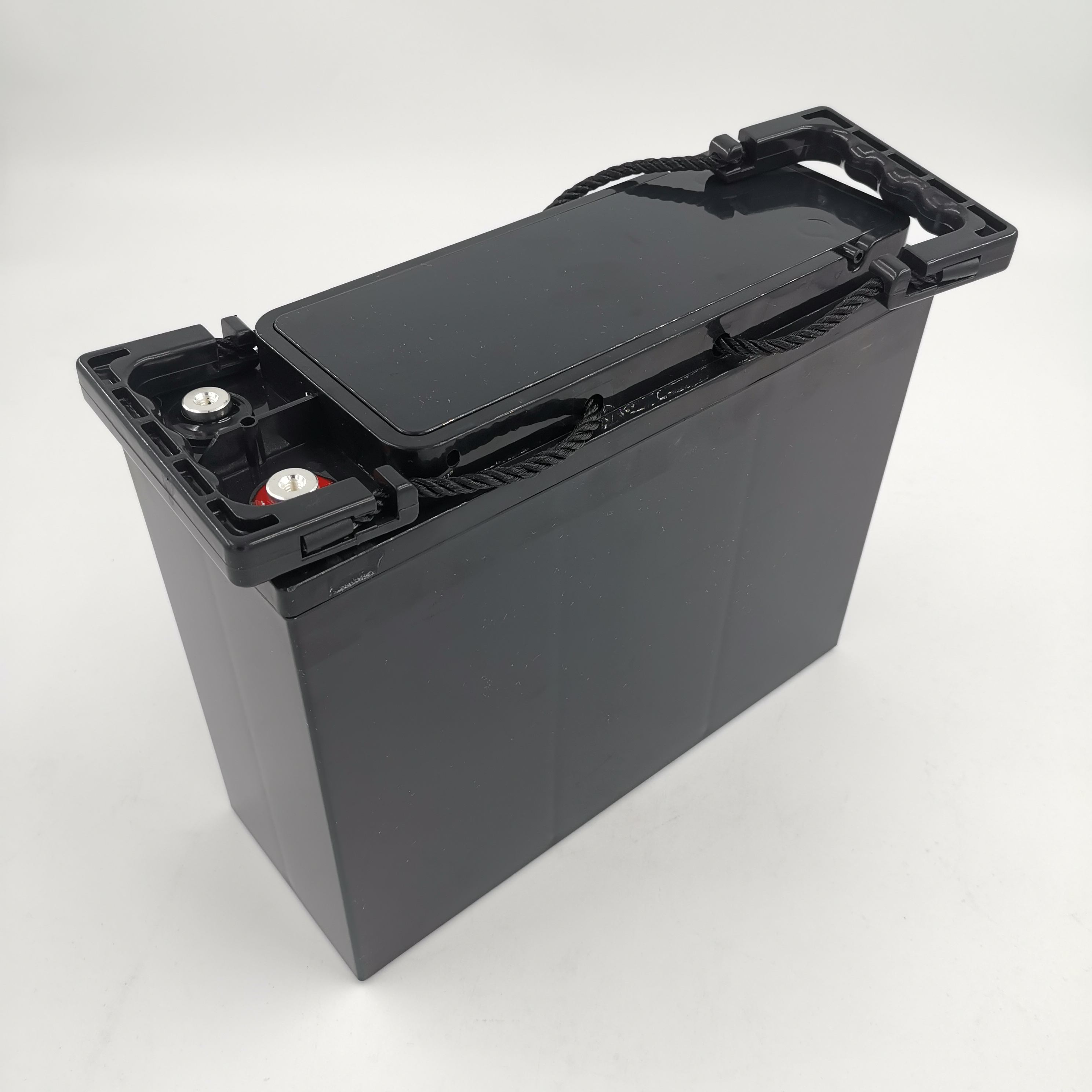 Profissional feito bateria inversor 12V55Ah baterias recarregáveis ​​bateria terminal frontal