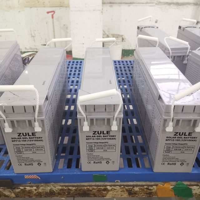 Bateria de terminal frontal de 12V100Ah com espaço otimizado – Design pronto para rack para backup simplificado de telecomunicações e UPS