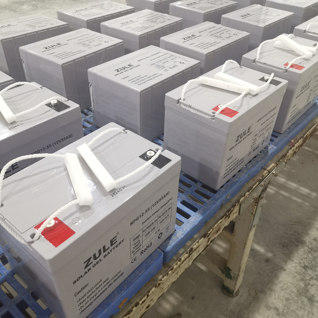 Garantia de qualidade de vendas diretas da fábrica12V55Ah Bateria solar de chumbo-ácidoAGM Bateria de gel Armazenamento de energia fotovoltaica