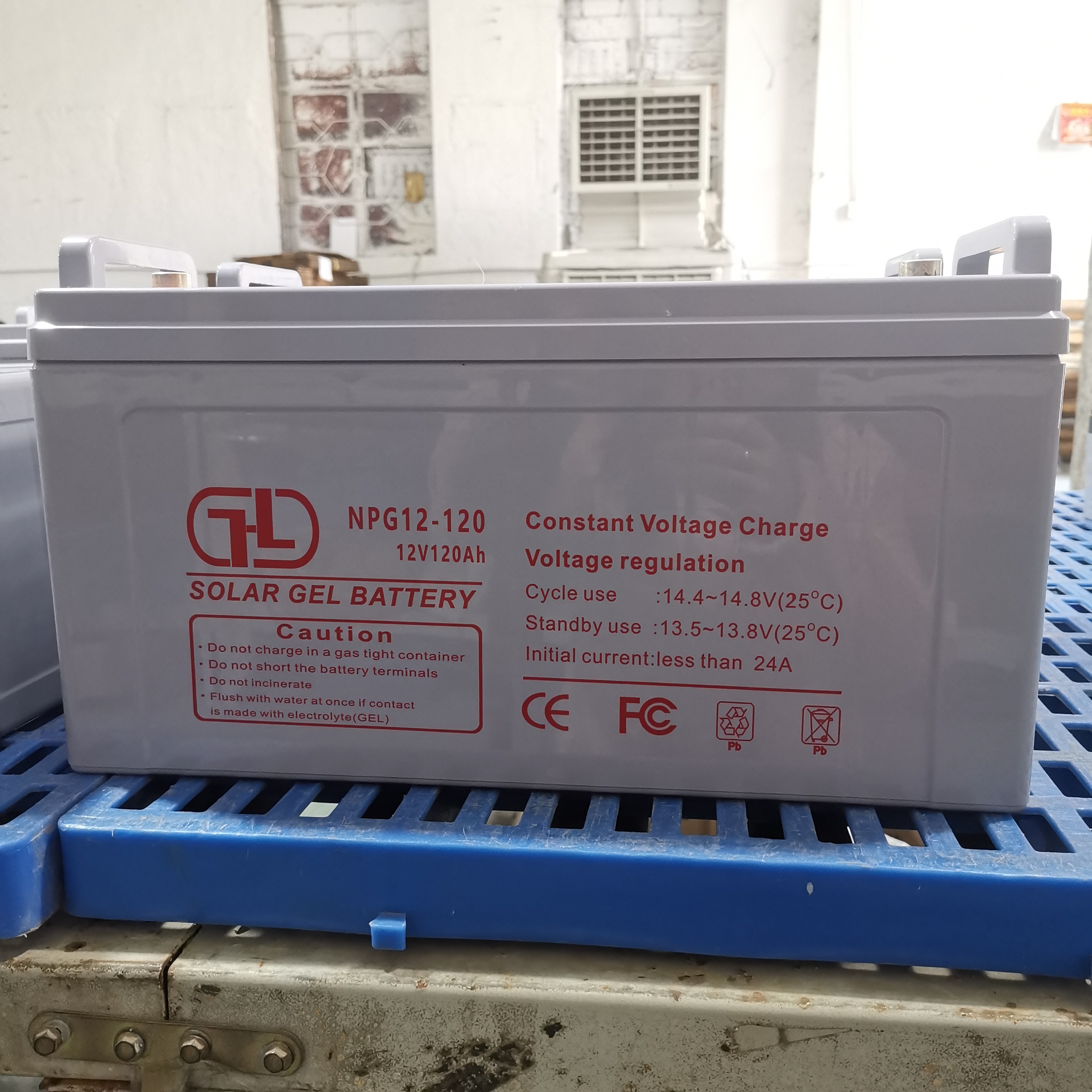 China Fornecedor Solar 12v 120ah Ciclo Profundo Gel Ácido Fábrica de Bateria de Armazenamento Solar