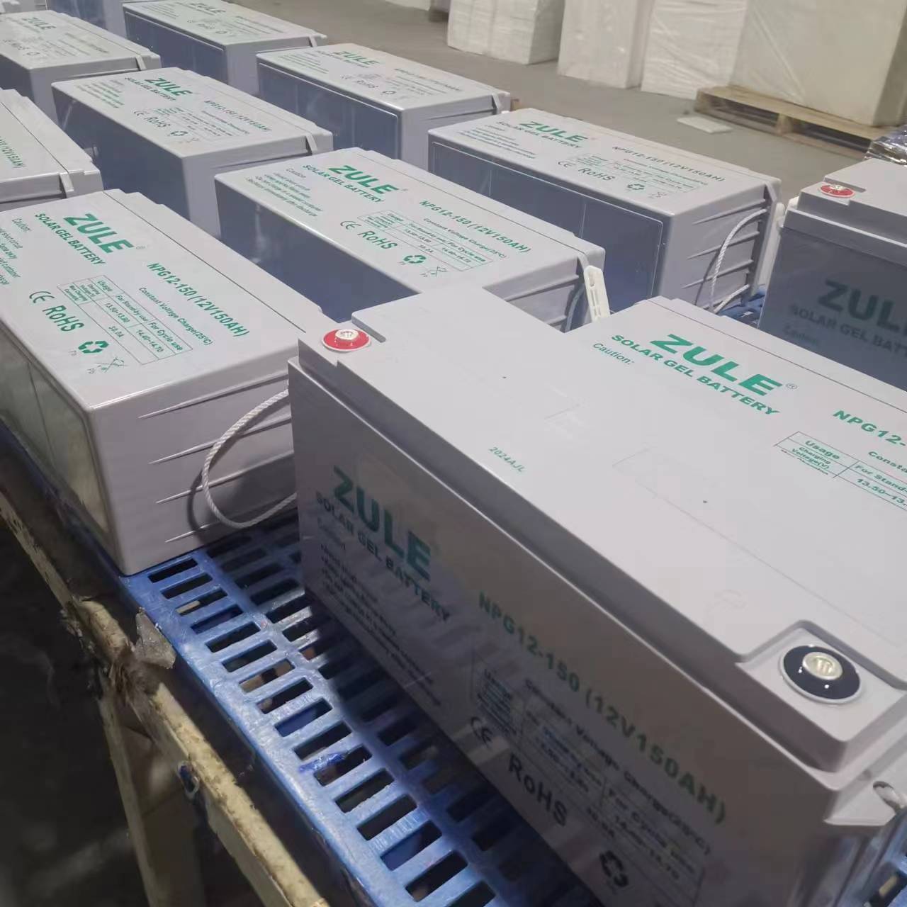 Bateria de chumbo-ácido selada por válvula de gel regulada por baterias de gel recarregáveis ​​12v48V 150Ah Ciclo profundo baixo preço