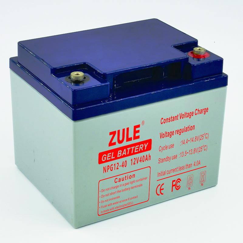 Qualidade garantida bateria de gel 12V40Ah nova bateria de energia solar bateria de gel