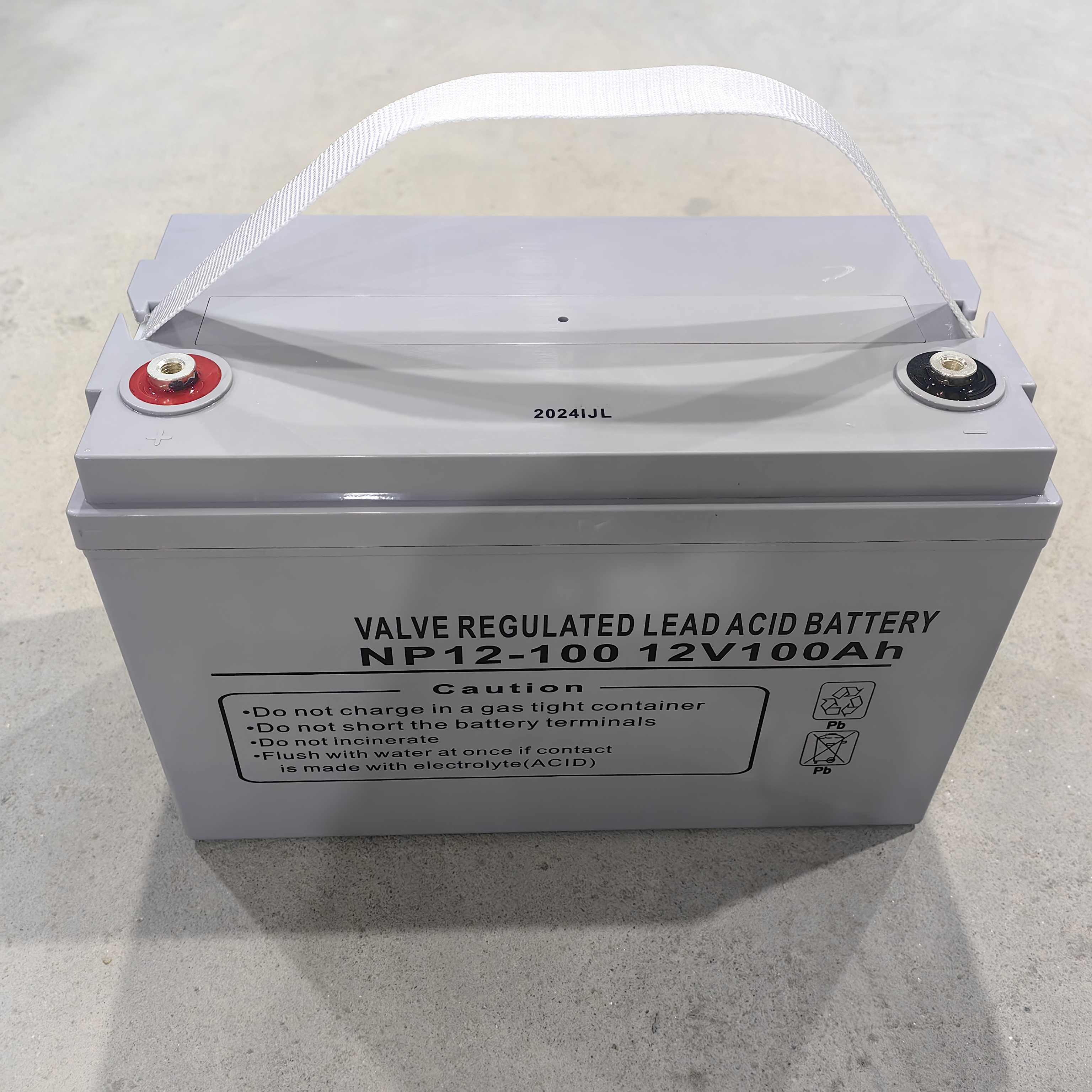 A fábrica produz baterias de armazenamento UPS seguras e duráveis12V100AH Bateria de ácido de chumbo sem manutenção de manutenção