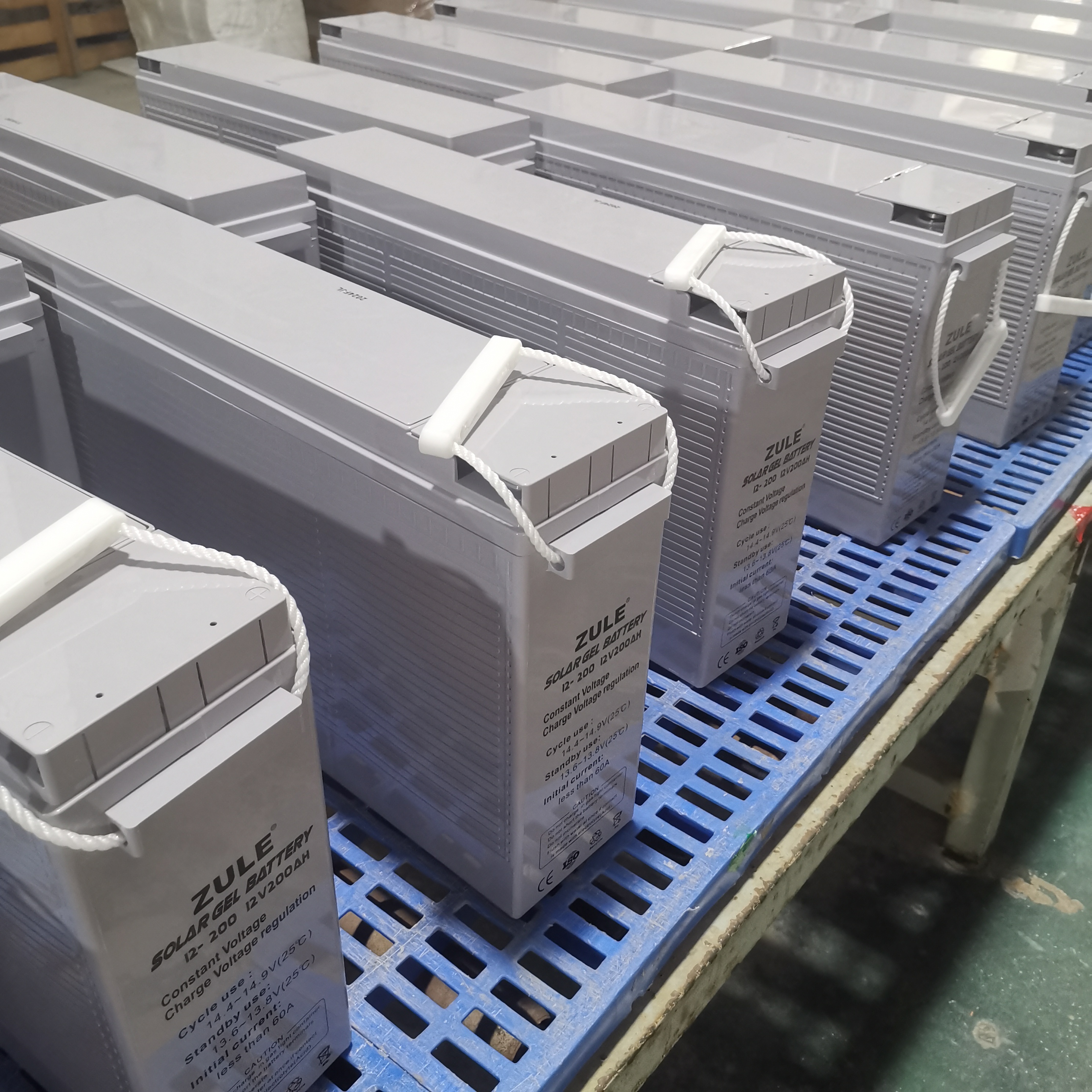 O terminal frontal de 12Volt 200AH da bateria de ciclo profundo do gel adequado para o sistema solar solar UPS