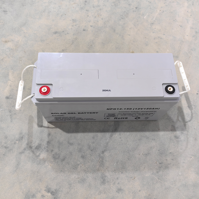 12V 150AH Bateria de chumbo-ácido regulado por válvula (VRLA) para aplicações solares fora da rede