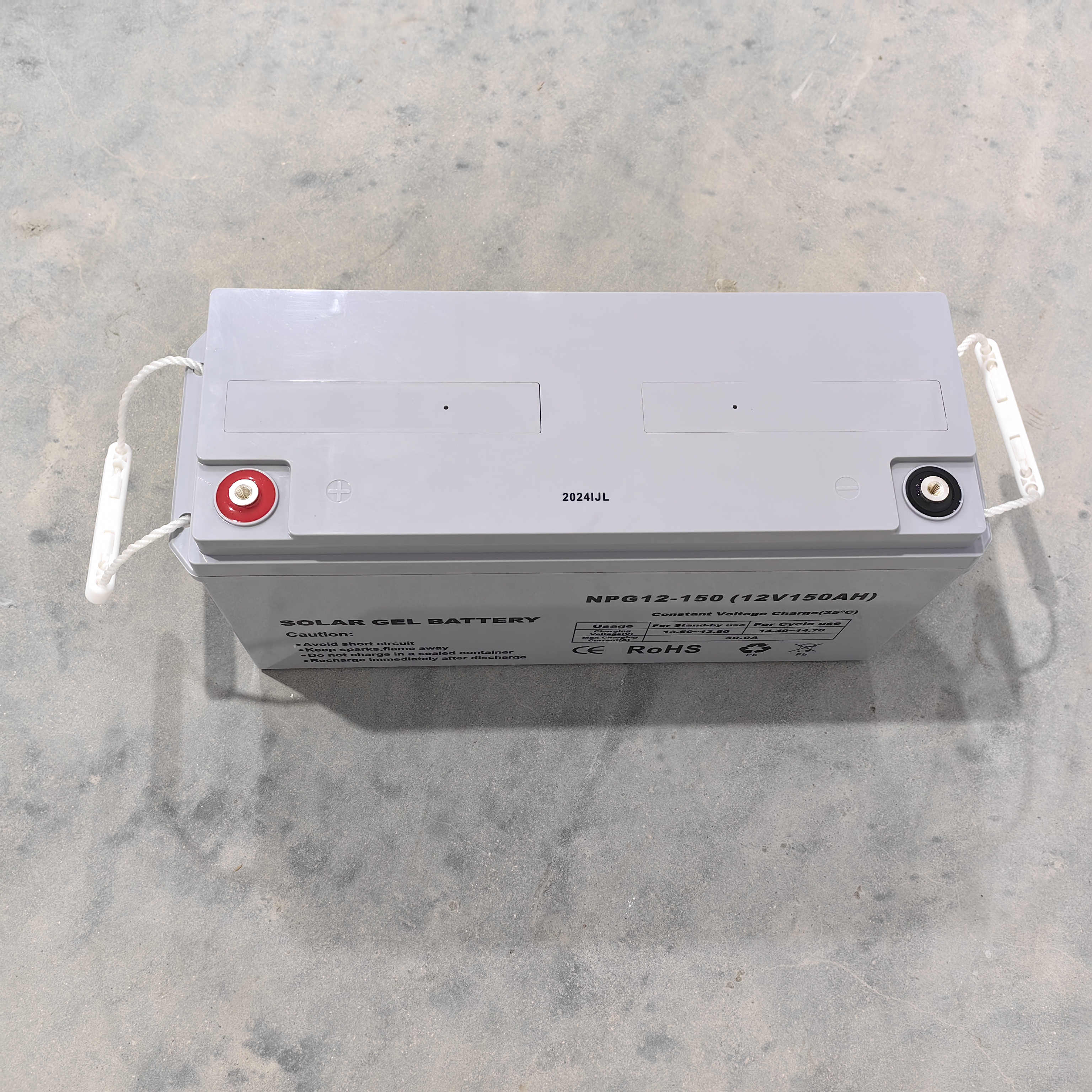 12V 150AH Bateria de chumbo-ácido regulado por válvula (VRLA) para aplicações solares fora da rede