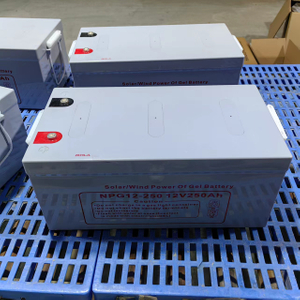 Preço da bateria de GEL 12V 250Ah melhor venda de armazenamento de bateria solar com longa vida útil
