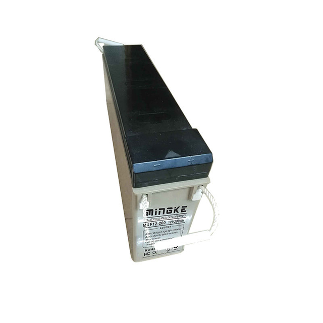 Bateria de armazenamento de bateria de gel terminal frontal 12v200ah bateria de ciclo profundo